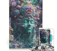Puzzle da 1000 pezzi per adulti, raffigurante Buddha e il Sultano Gioco pratico, decorazione per la casa, collezione d'artista, opera d'arte 50x75cm