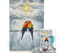 Puzzle da 1000 pezzi per adulti raffigurante due innamorati su un filo un gioco educativo che stimola l'analisi e la logica una sfida unica 38x52cm