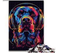 Puzzle da 1000 pezzi per adulti, raffigurante il cane Labrador Retriever, realizzato in cartone, per adolescenti e famiglie, gioco rompicapo fai da te, regalo 1000 pezzi(26x38cm)