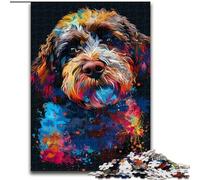 Puzzle da 1000 pezzi per adulti, raffigurante il cane Lagotto Romagnolo, gioco interattivo per famiglie, idea regalo fai da te per la casa (dimensioni 26x38cm)