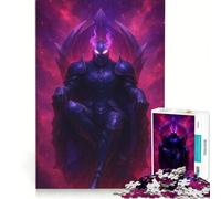Puzzle da 1000 pezzi per adulti, raffigurante il Cavaliere Oscuro sul Trono, gioco per famiglie, interazione genitore-figlio, compleanno e Natale 38x26cm