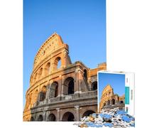 Puzzle da 1000 pezzi per adulti raffigurante il Colosseo e Roma un gioco educativo e stimolante ideale come decorazione murale (dimensioni 38x26cm)