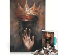 Puzzle da 1000 pezzi per adulti raffigurante il dipinto "Reaching for The Crown" gioco rilassante decorazione per la casa ideale come regalo per tutta la famiglia 38x26cm