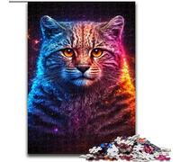 Puzzle da 1000 pezzi per adulti, raffigurante il gatto di Pallas, realizzato in legno, perfetto come decorazione fai da te o regalo di compleanno, 50x75cm per compleanni, feste e occasioni speciali