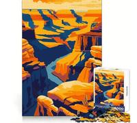 Puzzle da 1000 pezzi per adulti,raffigurante il Grand Canyon dell'Arizona,con intagli precisi,un gioco stimolante,ideale per momenti di relax e come regalo di compleanno o per chi ha un hobby