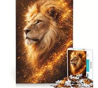 Puzzle da 1000 pezzi per adulti raffigurante il Leone di Giuda gioco interattivo ideale per l'interazione genitore-figlio e come regalo per tutta la famiglia 38x52cm