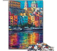 Puzzle da 1000 pezzi per adulti raffigurante il lungomare di Napoli,aiuta il cervello a esercitare i giocattoli che creano dipendenza e coltivano la pazienza,decorazione perfetta (dimensioni 50x75cm)