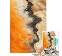 Puzzle da 1000 pezzi per adulti raffigurante il paesaggio della depressione di Danakil in Etiopia Un gioco divertente per adulti che stimola l'analisi e la logica Difficile e stimolante (50x75cm)