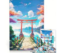 Puzzle da 1000 pezzi per adulti raffigurante il Torii della Pace di Hakone un gioco pratico e divertente per ridurre lo stress un'idea regalo unica per compleanni e altre occasioni 50x75cm