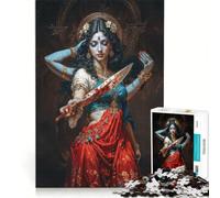 Puzzle da 1000 pezzi per adulti raffigurante Kali del Velo d'Oro gioco interattivo decorazione da parete adatto anche per la scrivania 38x52cm