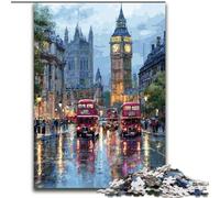 Puzzle da 1000 pezzi per adulti, raffigurante la città di Londra, gioco educativo e divertente per interni, ideale per la decorazione della casa, 26x38cm
