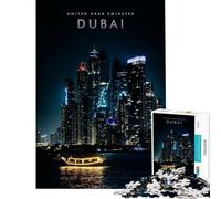 Puzzle da 1000 pezzi per adulti raffigurante la città metropolitana di Dubai un gioco educativo e stimolante per la mente ideale come regalo di compleanno (dimensioni 38x26cm)