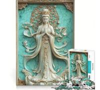 Puzzle da 1000 pezzi per adulti raffigurante la Dea della Misericordia, gioco interattivo, decorazione da parete, adatto anche per la scrivania 38x26cm