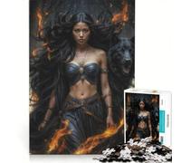 Puzzle da 1000 pezzi per adulti raffigurante la dea Ecate e il lupo un gioco impossibile antistress compleanni e Natale 50x75cm