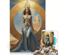 Puzzle da 1000 pezzi per adulti raffigurante la dea Iside, gioco educativo, allena la mente e la manualità, migliora l'amore tra le coppie 38x26cm