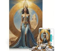 Puzzle da 1000 pezzi per adulti raffigurante la dea Iside, gioco impossibile, ideale per passare il tempo durante le vacanze, regalo per amici e familiari 38x52cm