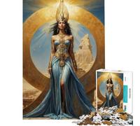 Puzzle da 1000 pezzi per adulti raffigurante la dea Iside una sfida educativa e antistress ideale per ragazzi dai 14 anni in su (38x26cm)