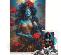 Puzzle da 1000 pezzi per adulti raffigurante la dea Kali, gioco educativo, migliora la memoria, compleanno e Natale 38x26cm