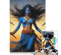 Puzzle da 1000 pezzi per adulti, raffigurante la dea Kali, un gioco impossibile che stimola l'analisi e la logica, ideale per rafforzare l'amore di coppia 50x75cm