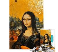 Puzzle da 1000 pezzi per adulti raffigurante la Gioconda e opere d'arte di Gustav Klimt Un gioco rompicapo per adulti ideale per analisi e logica compleanni e Natale (50x75cm)
