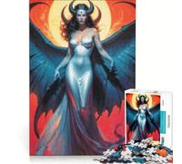 Puzzle da 1000 pezzi per adulti, raffigurante la splendida dea Lilith Gioco impossibile, stimola l'analisi e la logica, per rafforzare l'amore tra le coppie 38x26cm
