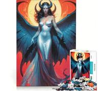 Puzzle da 1000 pezzi per adulti raffigurante la splendida dea Lilith, gioco rompicapo, difficile, compleanno e Natale 38x52cm