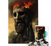 Puzzle da 1000 pezzi per adulti raffigurante la statua corrotta di Zeus a Olimpia Gioco educativo stimolante e divertente ideale come regalo di Natale segreto (dimensioni 38x52cm)