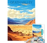 Puzzle da 1000 pezzi per adulti raffigurante la Valle della Morte in California Gioco educativo e stimolante divertente e spiritoso ideale come regalo di compleanno (dimensioni 38x52cm)