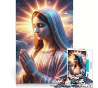 Puzzle da 1000 pezzi per adulti raffigurante la Vergine Maria gioco rompicapo assemblaggio di figure per rafforzare l'amore tra le coppie 50x75cm