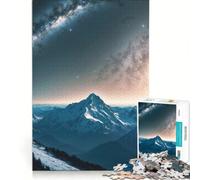 Puzzle da 1000 pezzi per adulti raffigurante la Via Lattea sull'Himalaya gioco educativo difficile e stimolante ideale come regalo 38x26cm