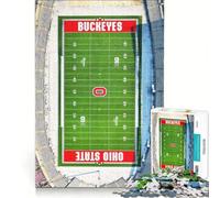 Puzzle da 1000 pezzi per adulti raffigurante lo stadio di baseball dei Buckeyes, gioco educativo, per divertimento in famiglia, collezione d'artista, belle arti 38x26cm