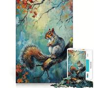 Puzzle da 1000 pezzi per adulti, raffigurante un abitante dell'albero con pezzi ben definiti, un gioco di abilità mentale per momenti di relax e divertimento a tema natalizio (38x26cm)