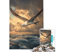 Puzzle da 1000 pezzi per adulti raffigurante un albatro in volo un gioco educativo e stimolante un regalo perfetto per attività in famiglia (dimensioni 38x52cm)