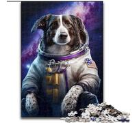 Puzzle da 1000 pezzi per adulti, raffigurante un cane nello spazio, adolescenti, coppie e amici per compleanni e Natale (dimensioni: 50x75cm)