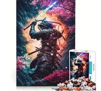 Puzzle da 1000 pezzi per adulti raffigurante un combattimento tra samurai giapponesi, gioco educativo, impegnativo e stimolante, collezione d'artista, opera d'arte 50x75cm