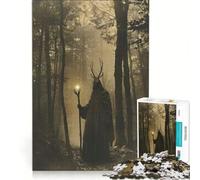 Puzzle da 1000 pezzi per adulti raffigurante un druido della foresta vittoriana gioco educativo corsa di velocità manuale ideale come regalo per tutta la famiglia 38x26cm