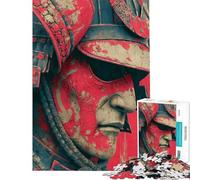 Puzzle da 1000 pezzi per adulti raffigurante un guerriero samurai in primo piano un gioco per famiglie ideale per passare il tempo in casa o in vacanza compleanni e Natale