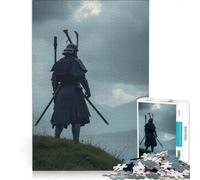 Puzzle da 1000 pezzi per adulti raffigurante un guerriero samurai su una collina Gioco pratico migliora la memoria idea regalo unica per compleanni e altre occasioni 50x75cm