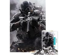 Puzzle da 1000 pezzi per adulti raffigurante un soldato in azione difficile e stimolante Un'opera d'arte gioco educativo adatto a persone dai 14 anni in su (38x26cm)