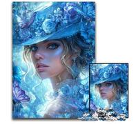 Puzzle da 1000 pezzi per adulti, raffigurante una bella donna, in cartone, per il divertimento in famiglia, adatto come decorazione da scrivania per bambini dai 14 anni in su, dimensioni 26x38cm