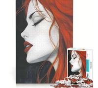 Puzzle da 1000 pezzi per adulti, raffigurante una bellissima donna vampira, un gioco rompicapo di difficoltà elevata, ideale per rafforzare l'amore di coppia 38x52cm