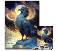 Puzzle da 1000 pezzi per adulti,raffigurante una bellissima fenice. Puzzle difficili per adulti,ideali per gli innamorati, Capodanno e San Valentino,26X38CM