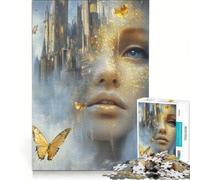 Puzzle da 1000 pezzi per adulti, raffigurante una bellissima ragazza con la pelle liscia, un gioco rompicapo, ideale come regalo di compleanno o decorazione per la scrivania 38x26cm