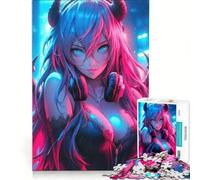 Puzzle da 1000 pezzi per adulti raffigurante una bellissima ragazza demone, un gioco rompicapo, ideale come regalo di compleanno o per decorare la scrivania 38x26cm