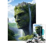 Puzzle da 1000 pezzi per adulti raffigurante una città fantastica con il volto di pietra Gioco rilassante decorazione perfetta e interazione genitore-figlio (dimensioni: 38x26cm)