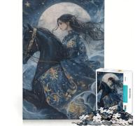 Puzzle da 1000 pezzi per adulti raffigurante una donna sulla schiena di un elegante abito nero giochi educativi attività divertenti da fare in casa ideale per compleanni e Natale 50x75cm