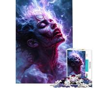 Puzzle da 1000 pezzi per adulti raffigurante una donna surreale con fulmini e vene Un gioco avvincente per coltivare la pazienza un passatempo pratico ideale per la decorazione della casa o come