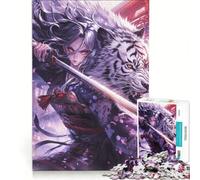 Puzzle da 1000 pezzi per adulti raffigurante una fanciulla samurai un gioco interattivo che migliora la memoria un pezzo da collezione per artisti e un'opera d'arte 38x26cm