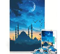 Puzzle da 1000 pezzi per adulti raffigurante una maestosa moschea gioco educativo difficile e stimolante ideale come regalo 38x52cm