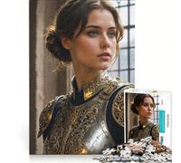 Puzzle da 1000 pezzi per adulti, raffigurante un'elegante cavaliere, un gioco impossibile, ideale per divertirsi a casa e come decorazione da scrivania 38x52cm